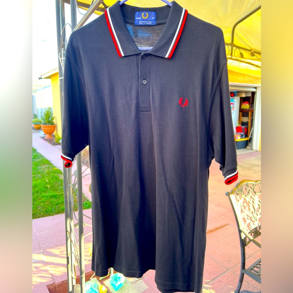 Fred Perry Twin Tipped Shirt Men’s Short Sleeve gently worn size XL